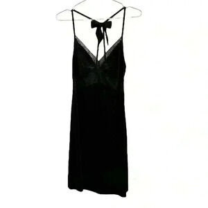 Y2K NWT Apt.9 Black Slip Dress